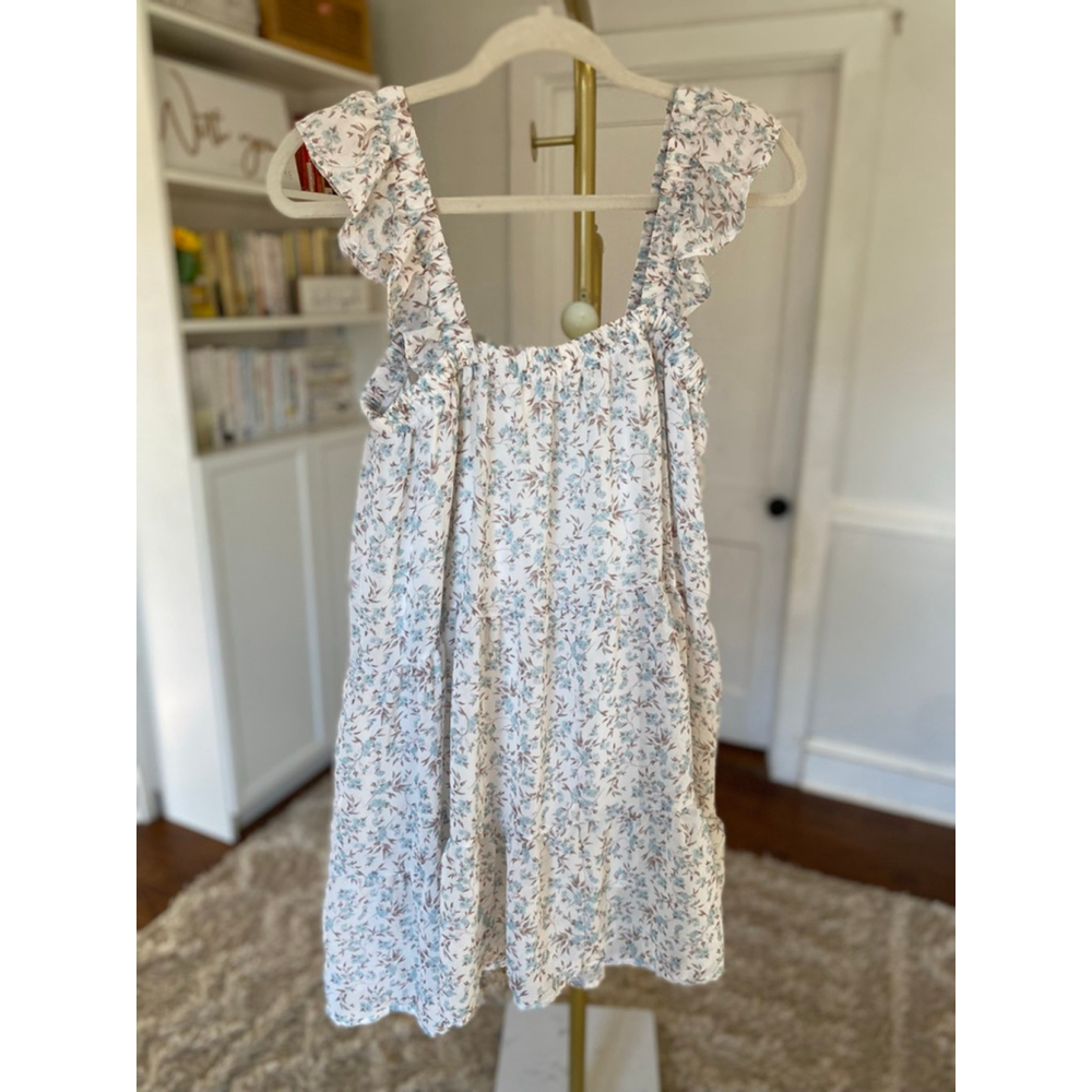 Altar’d State Floral Mini Dress Cottagecore Romantic Coquette Babydoll Garden - Picture 4 of 7